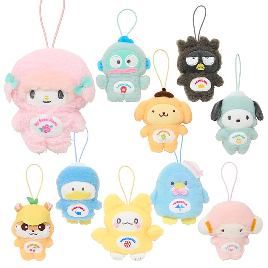 新品　サンリオキャラクターズ　わたしのデコバッグ　シークレットマスコット　コンプ Amazon.co.jp: サンリオ(SANRIO) シークレットマスコット